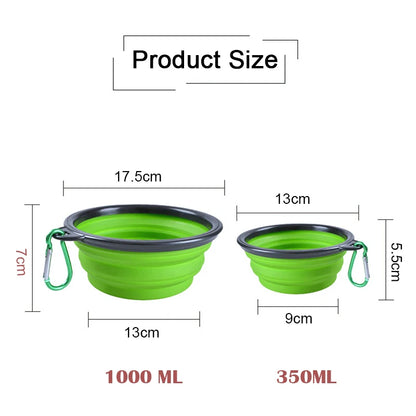 Collapsible Travel Pet Bowl