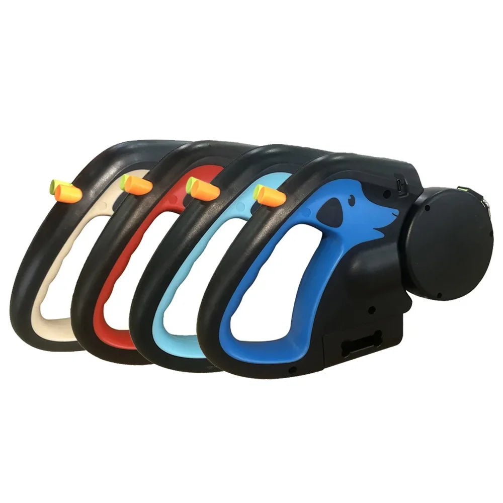 TwistFree Dual Retractable Leash (With LED Light & Waste Bag Holder)