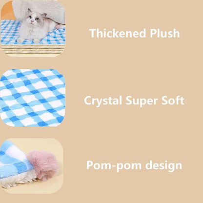 Cozy Plush Blanket for Cats & Dogs