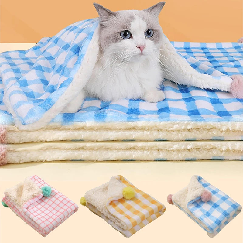 Cozy Plush Blanket for Cats & Dogs