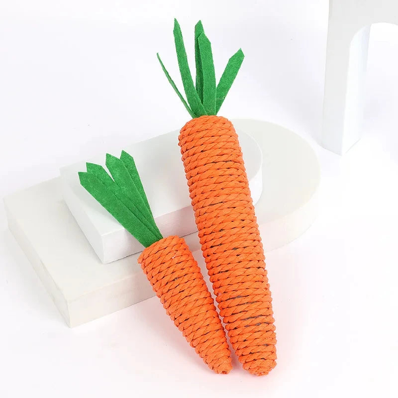 Carrot Chew Toy for Cats