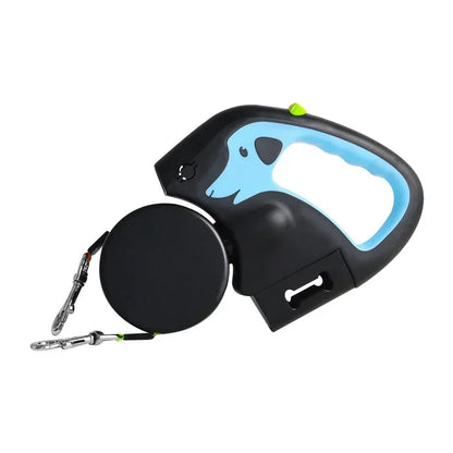 TwistFree Dual Retractable Leash (With LED Light & Waste Bag Holder)