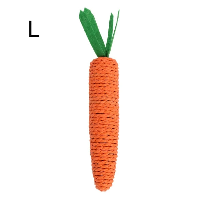 Carrot Chew Toy for Cats